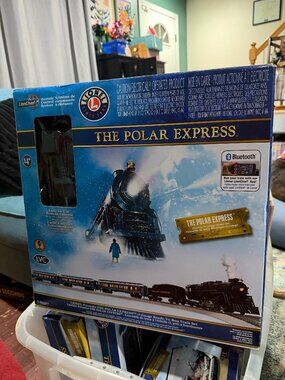 Lionel Polar Express O Gauge Train Lot w track, Add-On Car, Accessories Untestd